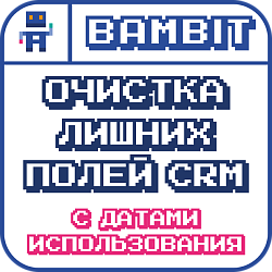 Очистка лишних полей CRM